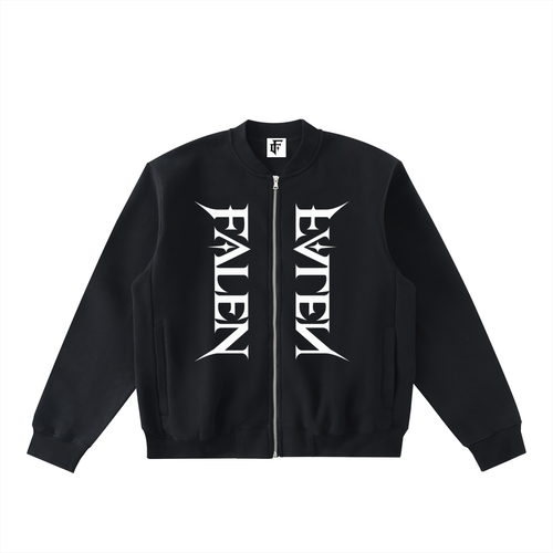Falen Essential Zip-Up Fleeced Varsity Jacket
