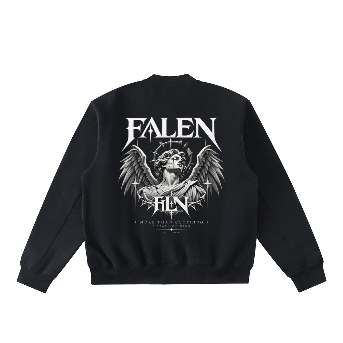 Falen Essential Zip-Up Fleeced Varsity Jacket