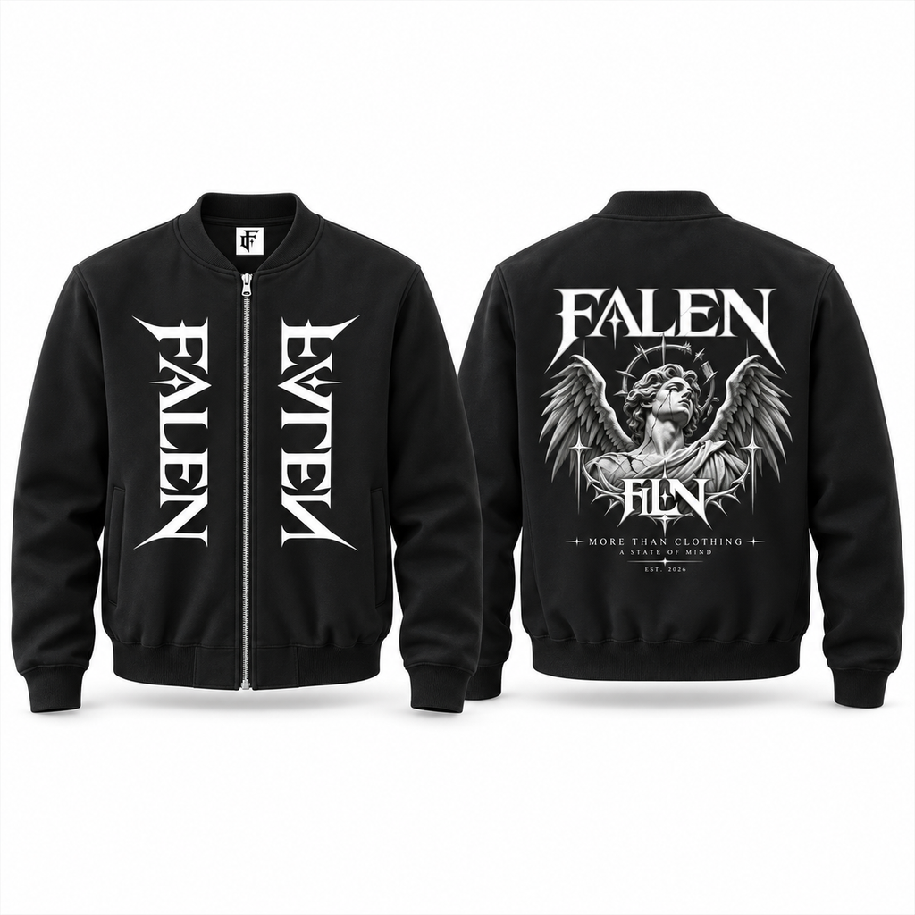 Falen Essential Zip-Up Fleeced Varsity Jacket